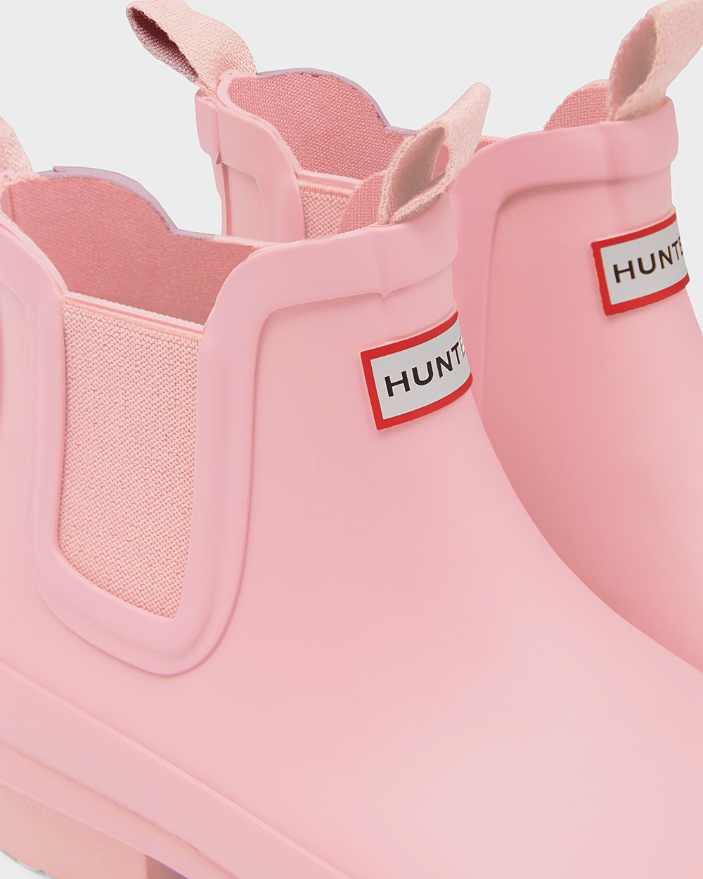 Kids Hunter Original Big - Chelsea Boots Pink - 5207-DOEYL